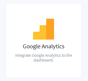 Google Analytics button